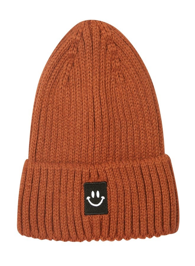 MaxNova Baby Boy Winter hat 3-8 Years Dark Orange - Image 3
