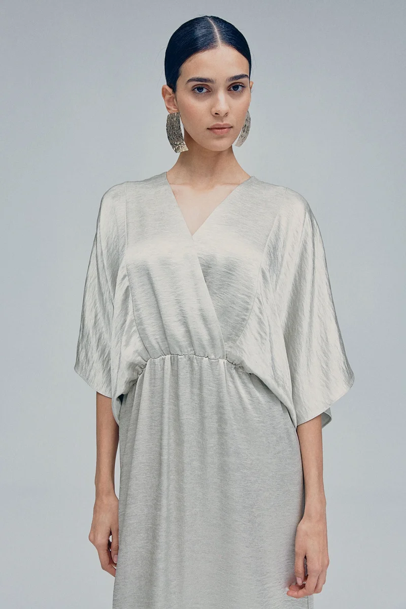 H&M Waisted kaftan dress