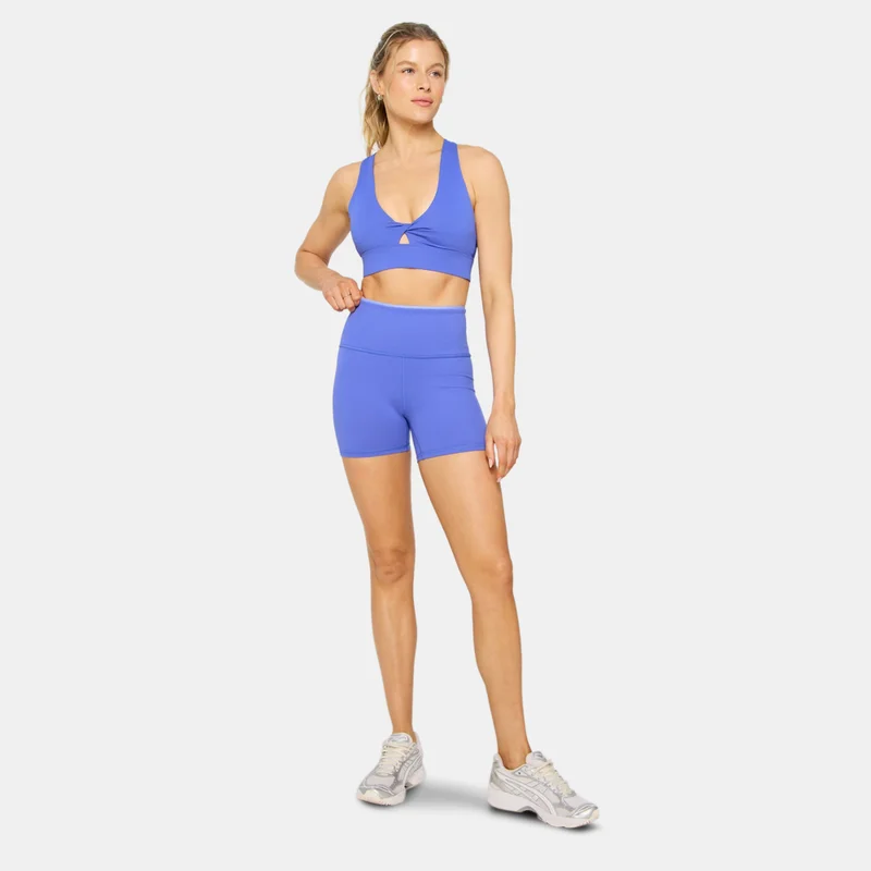 Fabletics Blue Women's Oasis Twist Medium-Support Training Sports Bra for Women | Best Price UAE