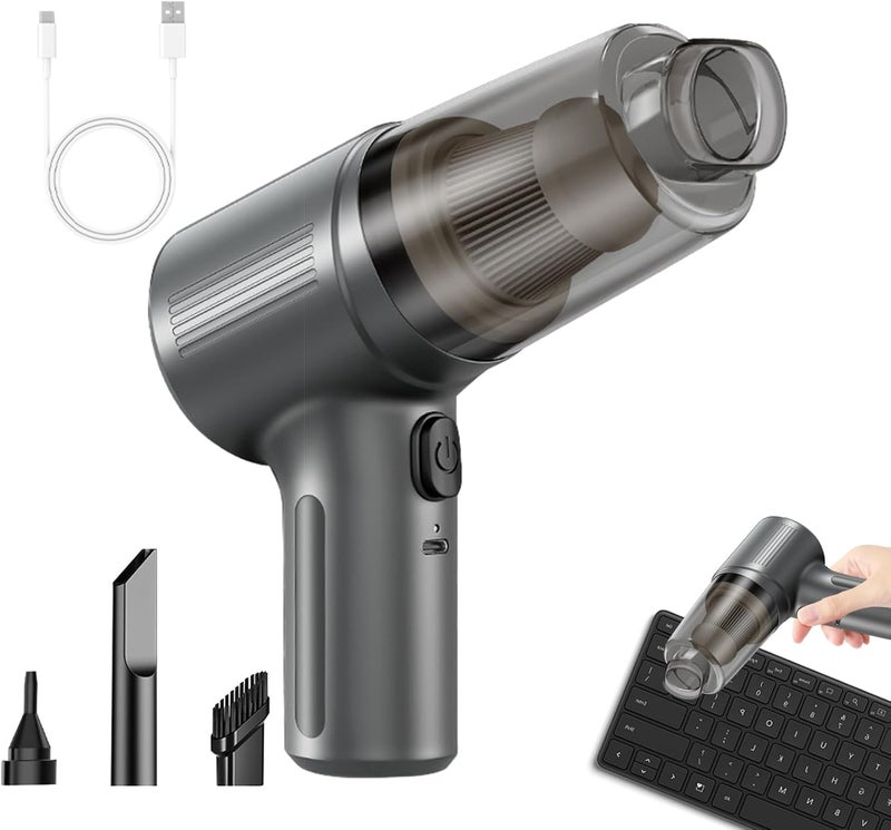 Car Vacuum Cleaner - High Power Cordless Handheld Cleaner, Strong Suction Vehicle Vacuum, Portable Dust Collector, Lightweight Mini | Compact Auto for Home, Car, SUV, Interior Cleaning - Image 1