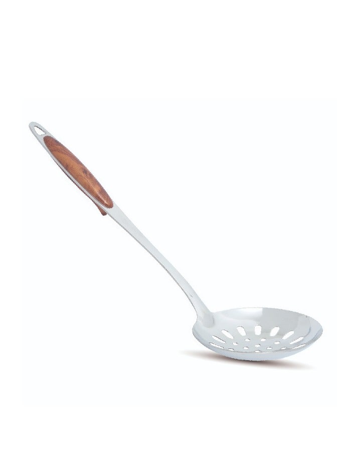Homeway Stainless Steel Skimmer Woodi Series – Perfect for Skimming and Straining - Image 1