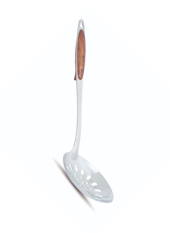Homeway Stainless Steel Skimmer Woodi Series – Perfect for Skimming and Straining - Image 2