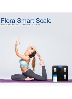 ANT Esports Flora Smart Wireless Digital Bathroom Scale With Bluetooth | Accurate to 0.1kg | Body Weight & Fat Monitor,Muscle BMI | Body Composition Monitor, Body Scale Monitors | 180kg Capacity | Weighing Scale  - Image 3