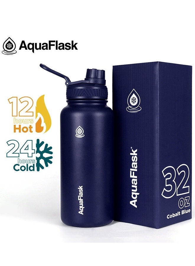 AquaFlask Original Stainless Steel Water Bottle, 22oz/32oz – 12H Hot or 24H Cold Retention, BPA-Free - Image 1