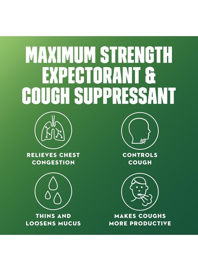 Mucinex DM 12Hr Maximum Strength Chest Congestion & Cough Medicine For Adults, Cold And Cough Medicine for Excess Mucus Relief, 1200 mg Guaifenesin & 60 mg Dextromethorphan HBr, 28 Bi-Layer Tablets - Image 2