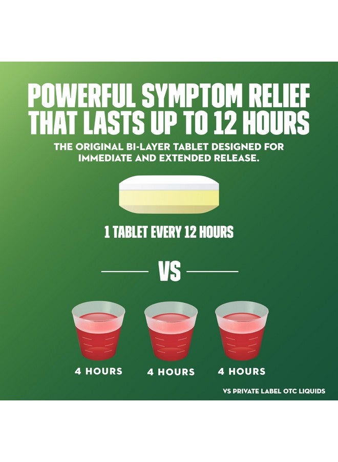 Mucinex DM 12Hr Maximum Strength Chest Congestion & Cough Medicine For Adults, Cold And Cough Medicine for Excess Mucus Relief, 1200 mg Guaifenesin & 60 mg Dextromethorphan HBr, 28 Bi-Layer Tablets - Image 3