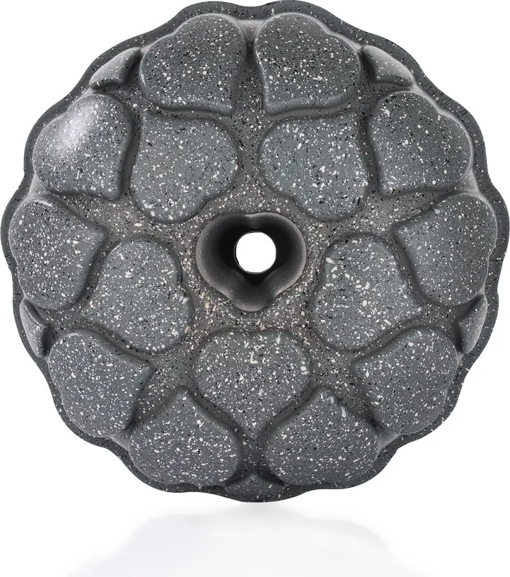 شافر Cory 1 Piece Heart Cast Cake Mold-Grey