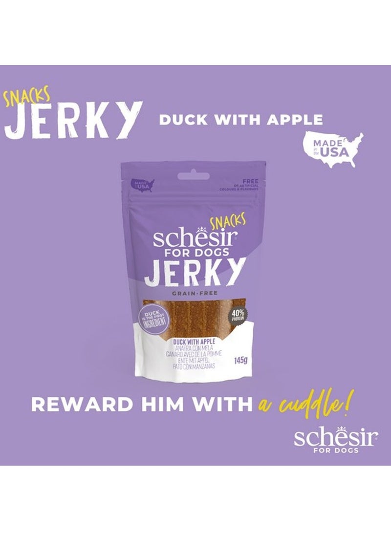 شيسر وجبات خفيفة خالية من الحبوب للكلاب - لحم مقدد 145 جرام - بط مع تفاح - Image 2