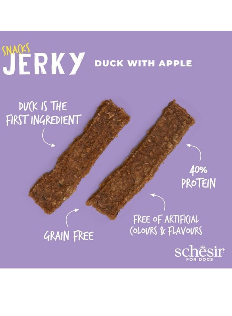 شيسر وجبات خفيفة خالية من الحبوب للكلاب - لحم مقدد 145 جرام - بط مع تفاح - Image 3