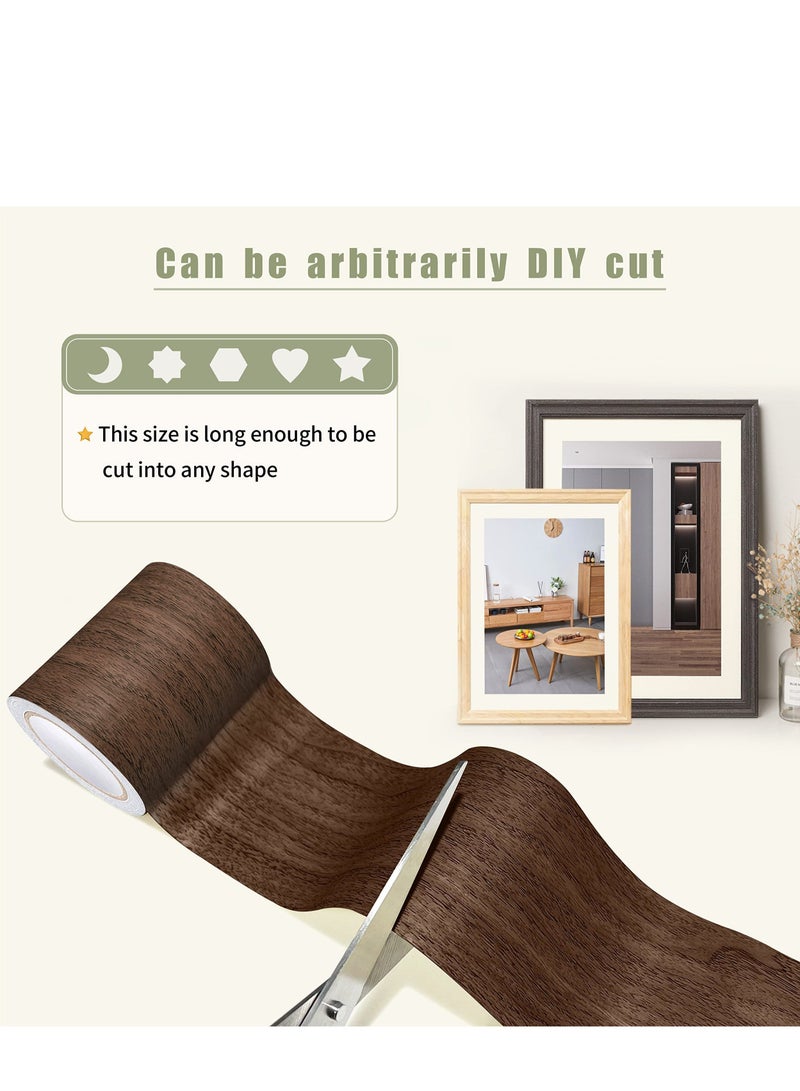 Generic Wood Grain Repair Tape, 2 Roll, Self Adhesive Wood Grain Repair Patch for Tables, Waterproof Multi-Use Furniture Door Floor Tape for kitchen, living room decoration  - Image 4