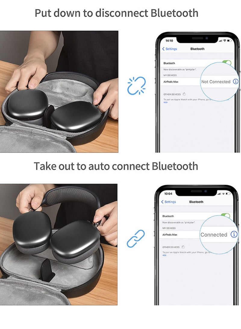 General Suitable for Apple AirPods Max earphone bag eva headphone storage bag portable earphone box  - Image 3