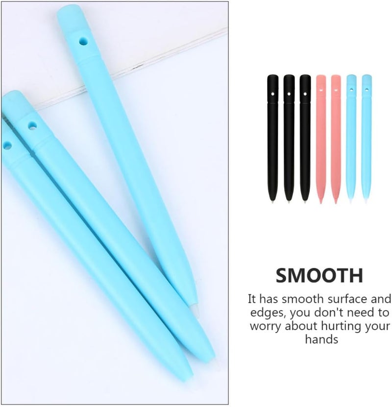 Angoily 7pcs LCD Writing Tablet Stylus Pen for Touch Screens, 8.5/10/12 Inch Electronic Handwriting Board Stylus Set with Black, Blue, and Pink Pens for Drawing and Note Taking - Image 2