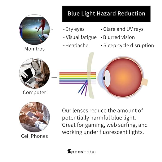 mashamart® Round Shape Blue Cut Antiglare Computer Eyeglasses For Men And Women |Blue Light Filtering Glasses For Computer And Mobile Use | 100% UV Protection | Gold & Silver Rose Gold. (Silver) - Image 5