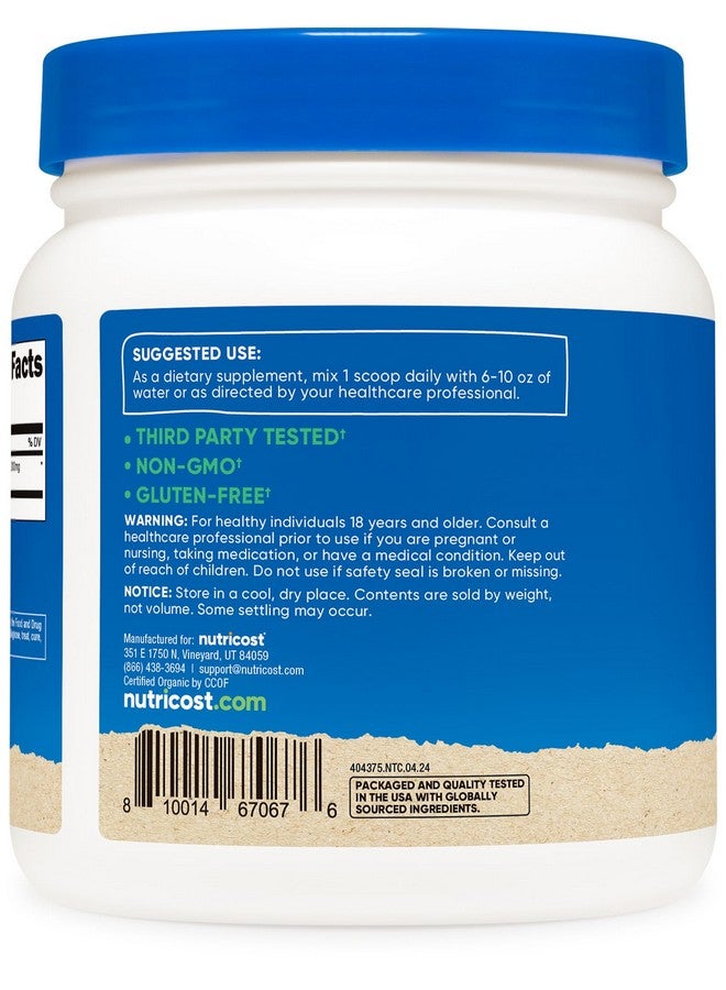 Nutricost Organic Astragalus Root Powder 1LB - Gluten Free, Non-GMO, Vegetarian - Image 4