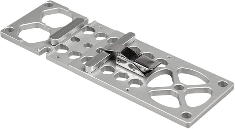 دليل المنشار الدائري بزاوية قائمة فضي، مسار سكة المنشار، مربع القطع للنجارة، أداة قطع دقيقة. - Image 2