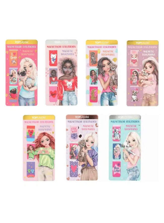 TOPModel Magnetic Bookmarks Set for Kids - Image 1