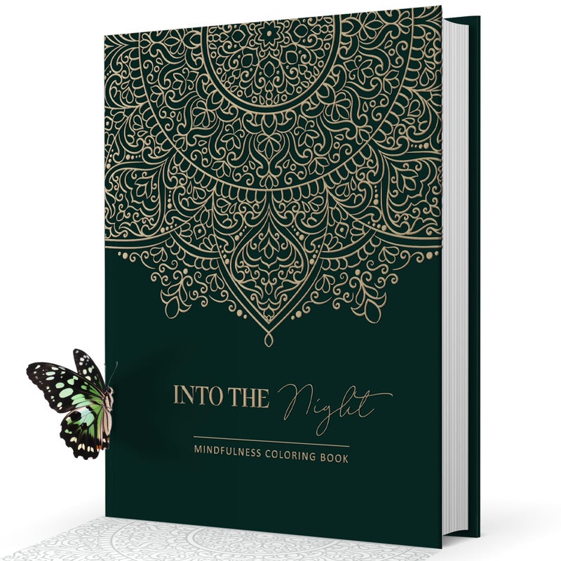 BIROYAL XXL Adult Coloring Book for Women 11.2â€x8.3â€ - 100 Patterns Coloring Books for Adults Relaxation - Mindfulness & Personal Growth Prompts - Anxiety, Stress Relief & Relaxation Gifts for Women - Image 1