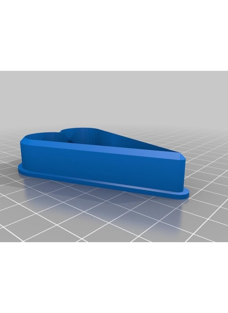 Epm3d Parametric Cookie Cutter Mold - Heart Plastic Apparatus  - Image 1