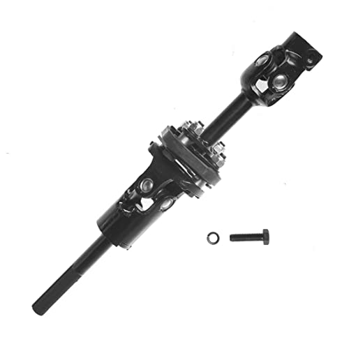 KEYOOG Intermediate Steering Shaft Column w/Universal Rag U-Joint Fit for 1999-2004 Chevy S10 Tracker 1999-2005 Suzuki Grand Vitara 425-W01 91174749 48220-67D50 48220-65D60 - Image 1