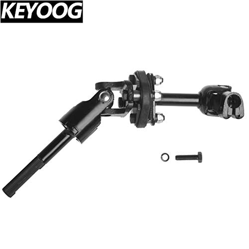KEYOOG Intermediate Steering Shaft Column w/Universal Rag U-Joint Fit for 1999-2004 Chevy S10 Tracker 1999-2005 Suzuki Grand Vitara 425-W01 91174749 48220-67D50 48220-65D60 - Image 2