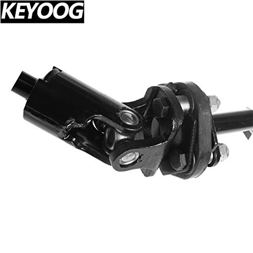KEYOOG Intermediate Steering Shaft Column w/Universal Rag U-Joint Fit for 1999-2004 Chevy S10 Tracker 1999-2005 Suzuki Grand Vitara 425-W01 91174749 48220-67D50 48220-65D60 - Image 5