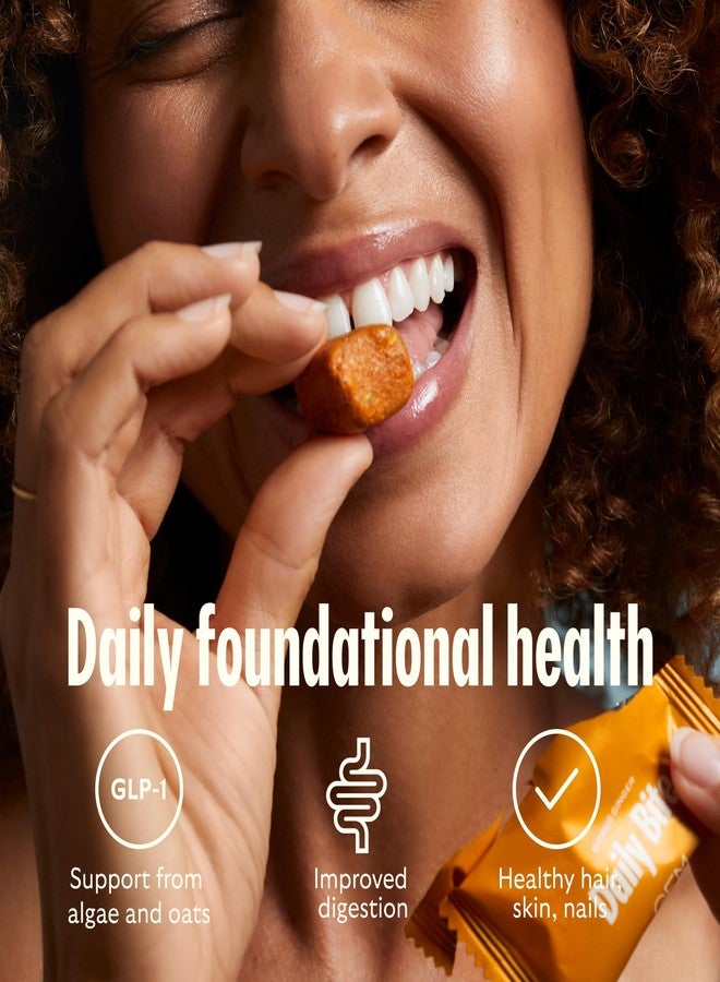GEM Daily Bite for Women & Men, with 20+ Vitamins, Minerals, & Superfoods Like Zinc, Vitamin D, B-Complex, K, Turmeric, Fiber & Prebiotics, Beta Glucan GLP-1 Support & Immunity (Citrus Ginger,7 count) - Image 4