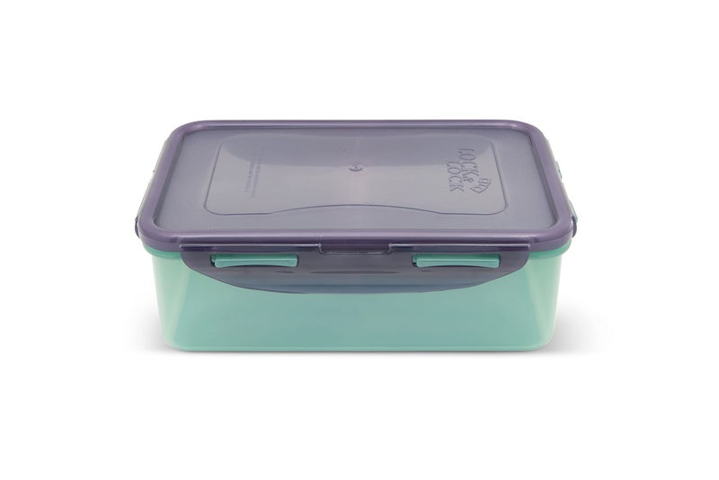 LocknLock Eco Food Containers with Lids  Rectangular 1Ltr 207 x 134 x 7cm Airtight Watertight BPA Free  Dishwasher Safe