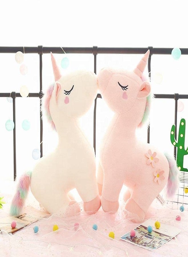 AVS Unicorn Stuffed Animal Plush - Soft Toy Safe for Kids, Girls and Boys Gifts (Size 35 cm) - White Valentine Day - Image 2