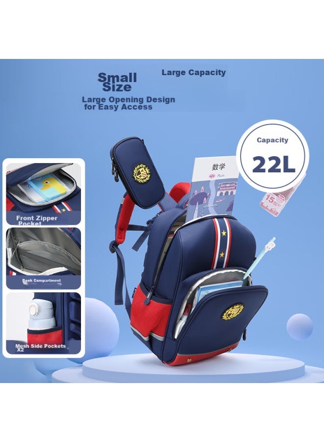 Ninth Castle The Ninth Castle Elementary School Backpack, Lightweight Children's Backpack For Grades 1-3 Boys And Girls, Double Shoulder Bag - Image 5