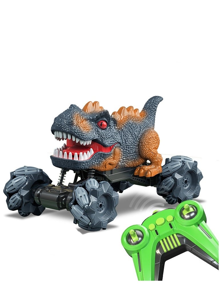 MIXDE - Off Road Remote Control Car Dinosaur Toy Grey - Image 1