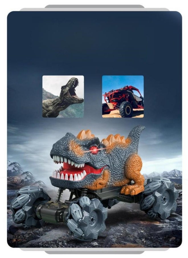 MIXDE - Off Road Remote Control Car Dinosaur Toy Grey - Image 1