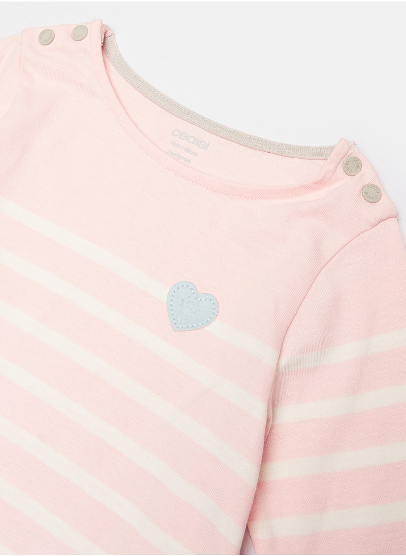 Okaidi OBaiBi By Okaidi Baby Girls Tshirt  - Image 3