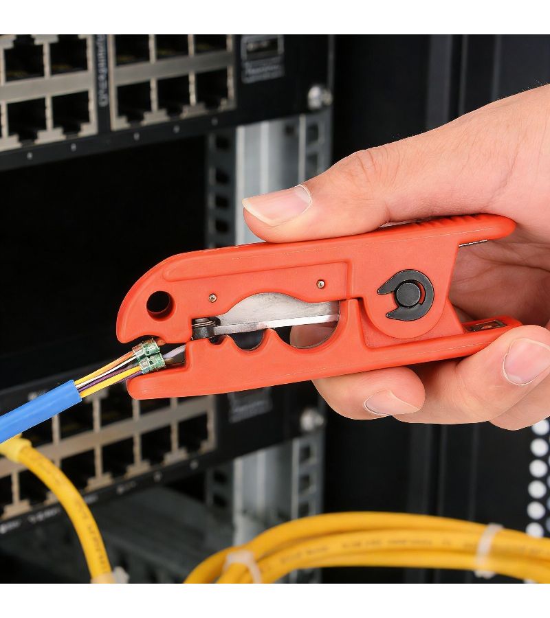 Adjustable Fiber Optic Wire Stripper With Sharp Blades And Spare Blades - Image 5