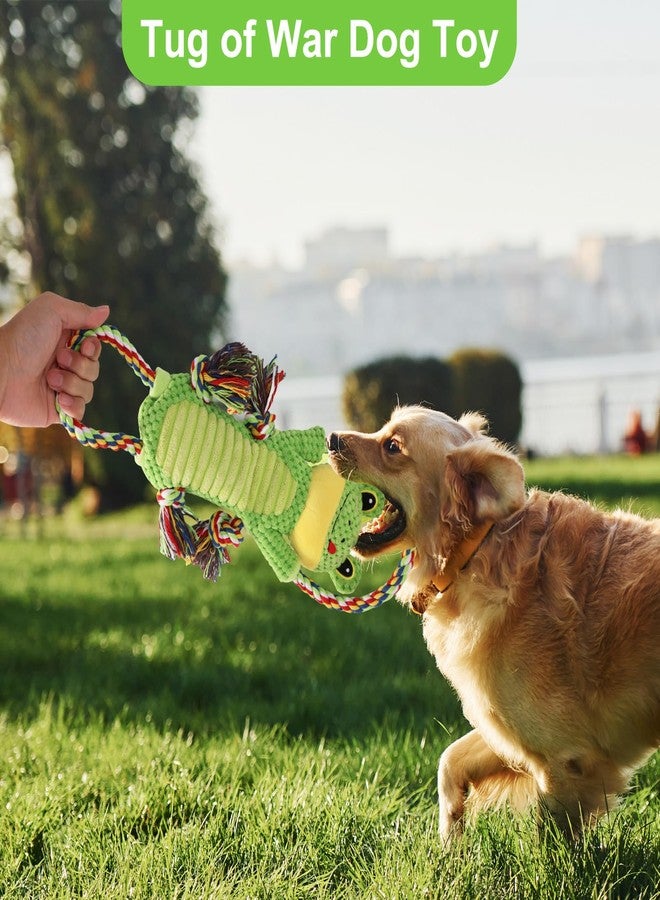Drmstow Interactive Chew Proof Dog Toys for Boredom & Anxiety - Plush with Squeaker & Crinkle Sound & Ropes for Small, Medium, Large Dogs - Image 4