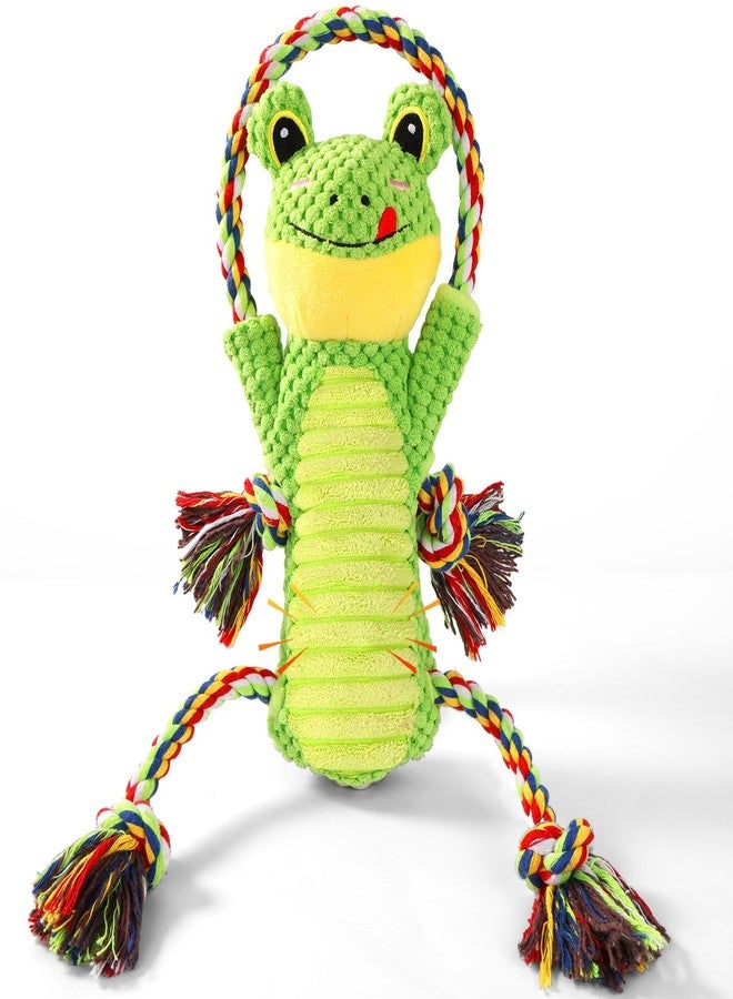 Drmstow Interactive Chew Proof Dog Toys for Boredom & Anxiety - Plush with Squeaker & Crinkle Sound & Ropes for Small, Medium, Large Dogs - Image 1