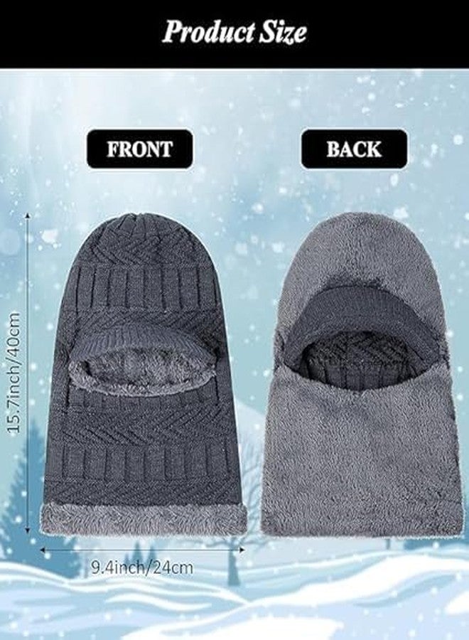 GALLY Winter Cap & Muffler Set for Men and Women | Knitted Balaclava Hat with Warm Neck Gaiter | Soft Woolen Winter Warmer for Cycling & Outdoor Use | Multicolour, Free Size - Image 5