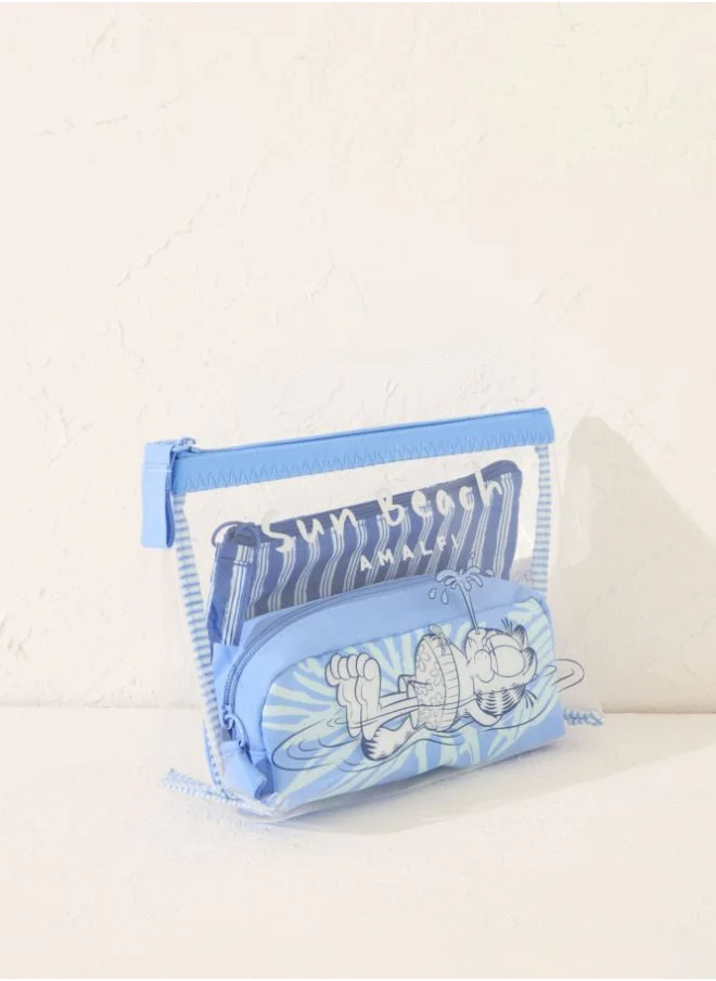 women'secret Garfield blue vanity case pack