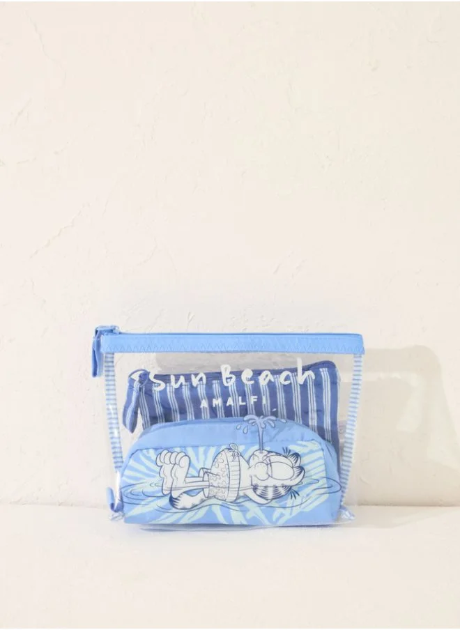 women'secret Garfield blue vanity case pack
