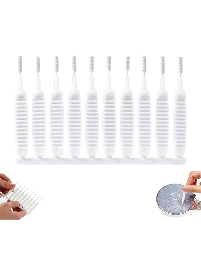 promass 150pcs Shower Head Cleaning Brush Tool, New Gap Hole Anti-Clogging Cleaning Brush, Multifunctional Shower Head Cleaning Brushes for Household Bathroom - Image 1