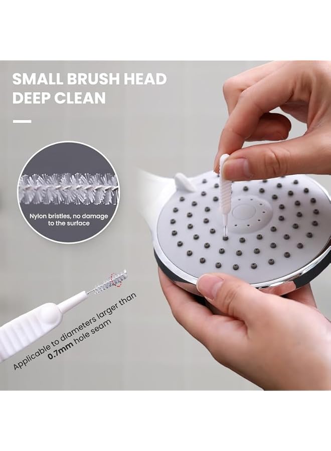 promass 150pcs Shower Head Cleaning Brush Tool, New Gap Hole Anti-Clogging Cleaning Brush, Multifunctional Shower Head Cleaning Brushes for Household Bathroom - Image 4