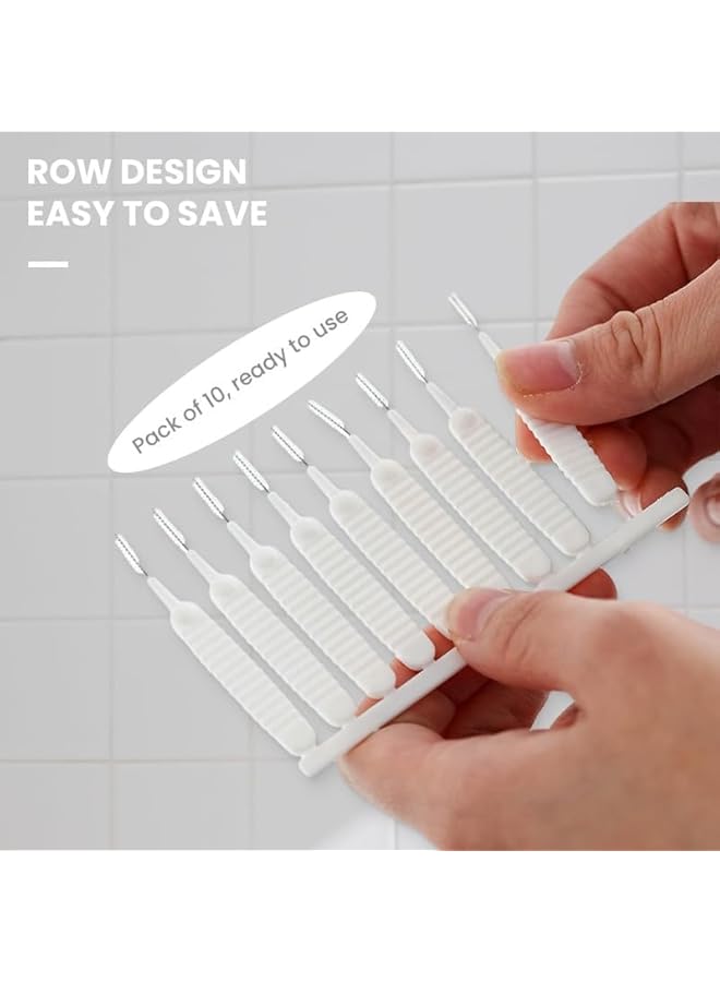 promass 150pcs Shower Head Cleaning Brush Tool, New Gap Hole Anti-Clogging Cleaning Brush, Multifunctional Shower Head Cleaning Brushes for Household Bathroom - Image 3