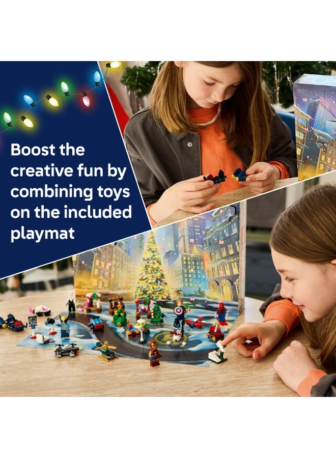 LEGO Marvel Advent Calendar 2026 Christmas Toy Set 76340 (Age 6+, 317 Pieces) - Image 4