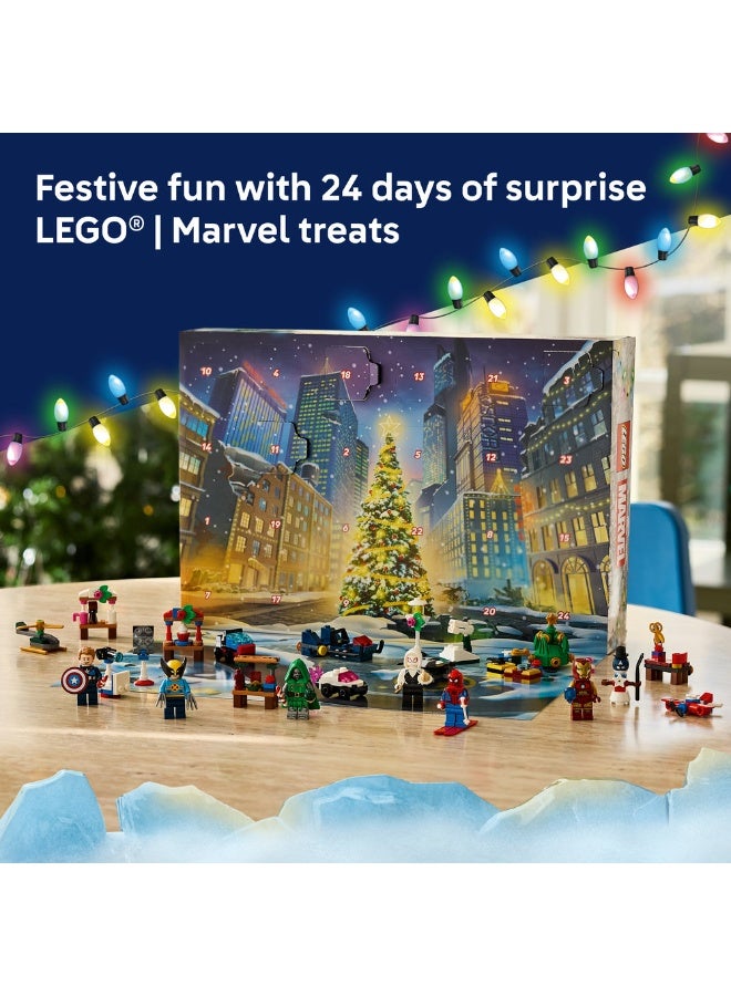 LEGO Marvel Advent Calendar 2026 Christmas Toy Set 76340 (Age 6+, 317 Pieces) - Image 3