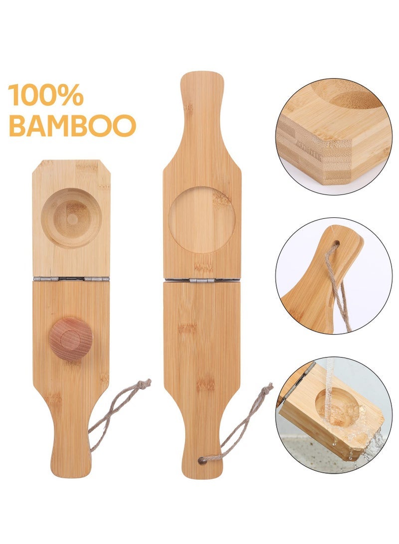 general Home-made wooden banana manual crusher pressing mold for banana cake making tools - Image 4