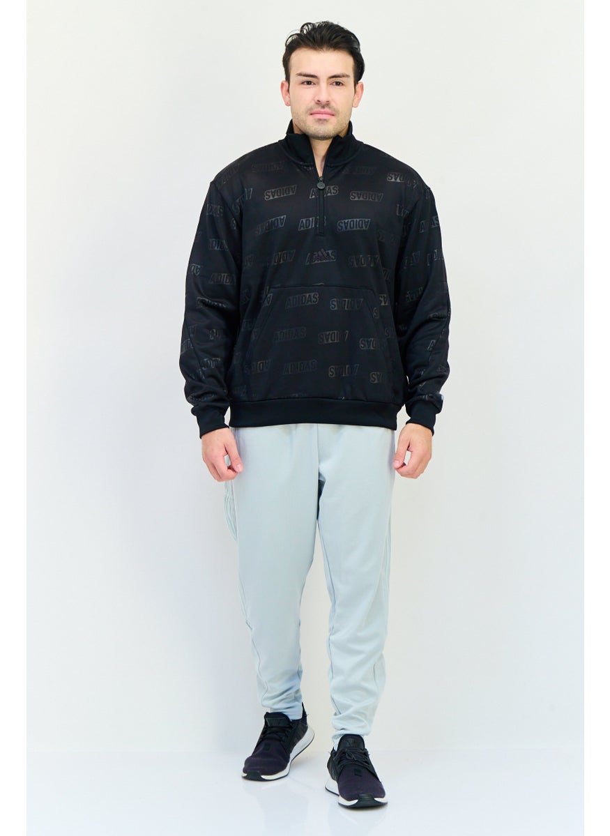 Adidas Men Sportswear Fit Long Sleeve Outdoor Sweatshirt, Multicolor  - Image 4