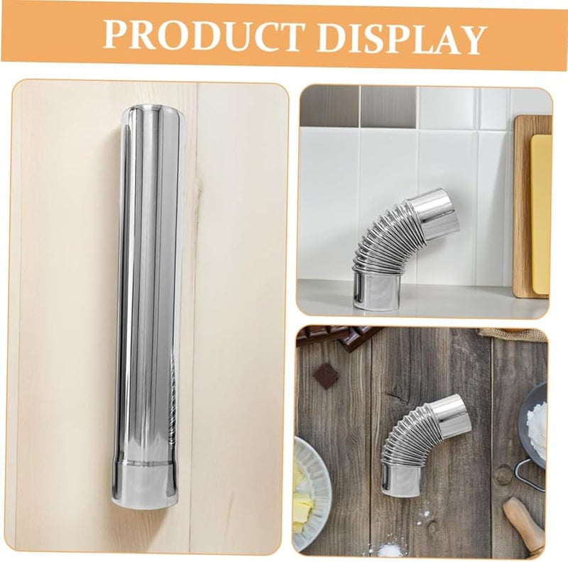 Veemoon أنابيب تهوية مدخنة من الفولاذ المقاوم للصدأ 3 قطع سهلة الإعداد قليلة الصيانة - Image 4