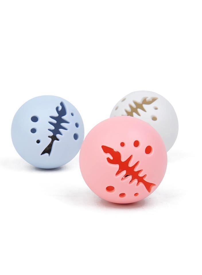 3 pcs LED Light Electronic Rolling Ball Toys for Cat Funny Pet Toy - Image 3