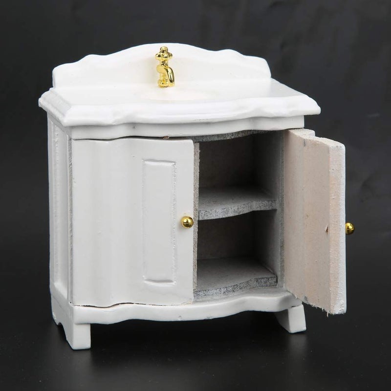 1 12 Doll House Wash Basin Mini Micro Furniture Accessory Fine Craftsmanship - Image 4