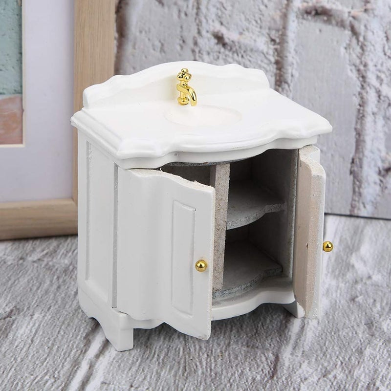 1 12 Doll House Wash Basin Mini Micro Furniture Accessory Fine Craftsmanship - Image 3
