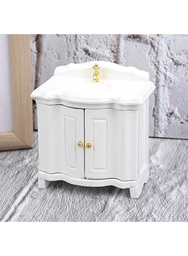 1 12 Doll House Wash Basin Mini Micro Furniture Accessory Fine Craftsmanship - Image 1